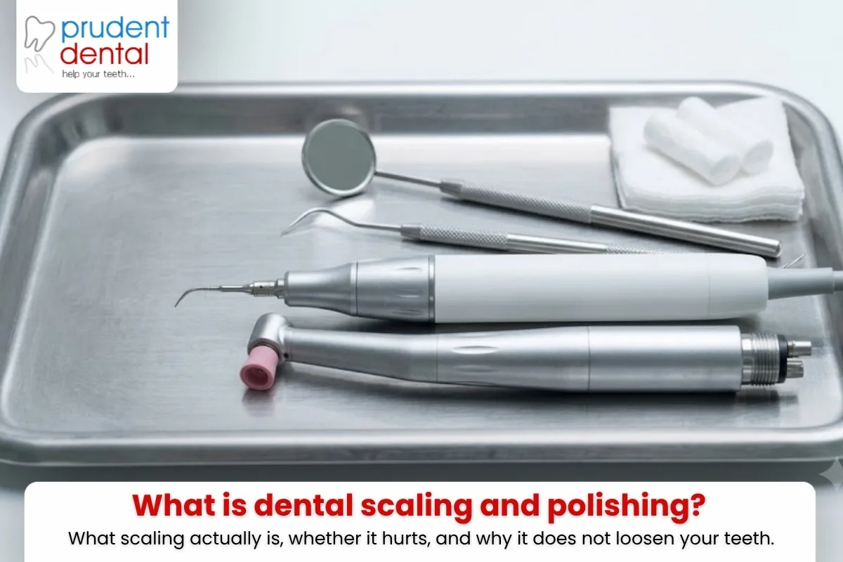 What is dental scaling and polishing?