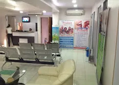 Reception and waiting area at Prudent Dental Clinic, Viman Nagar, Pune